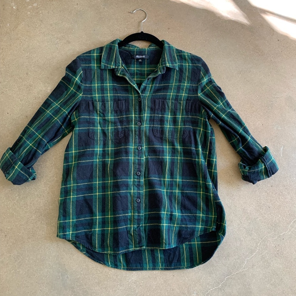 Madewell flannel shirt Medium